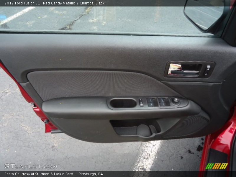 Red Candy Metallic / Charcoal Black 2012 Ford Fusion SE