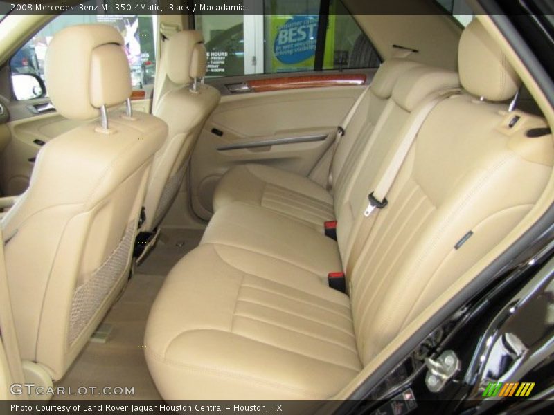 Rear Seat of 2008 ML 350 4Matic