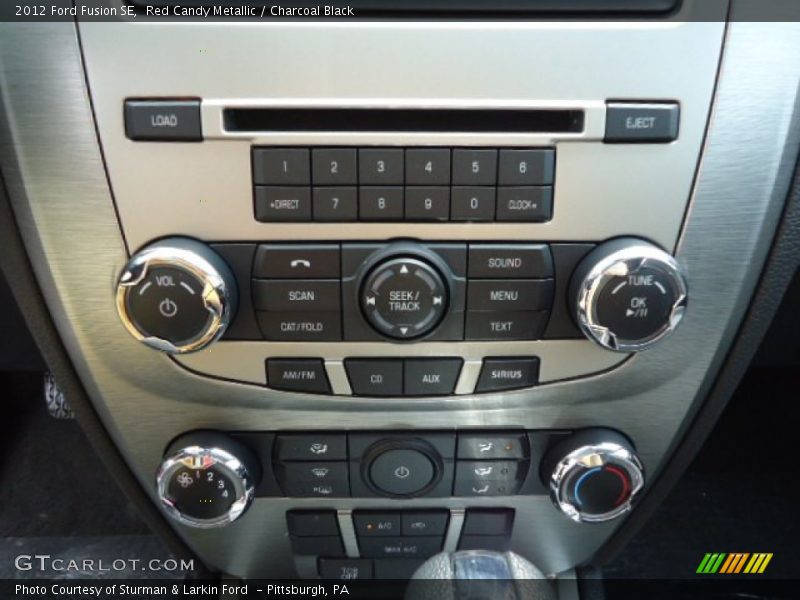 Red Candy Metallic / Charcoal Black 2012 Ford Fusion SE