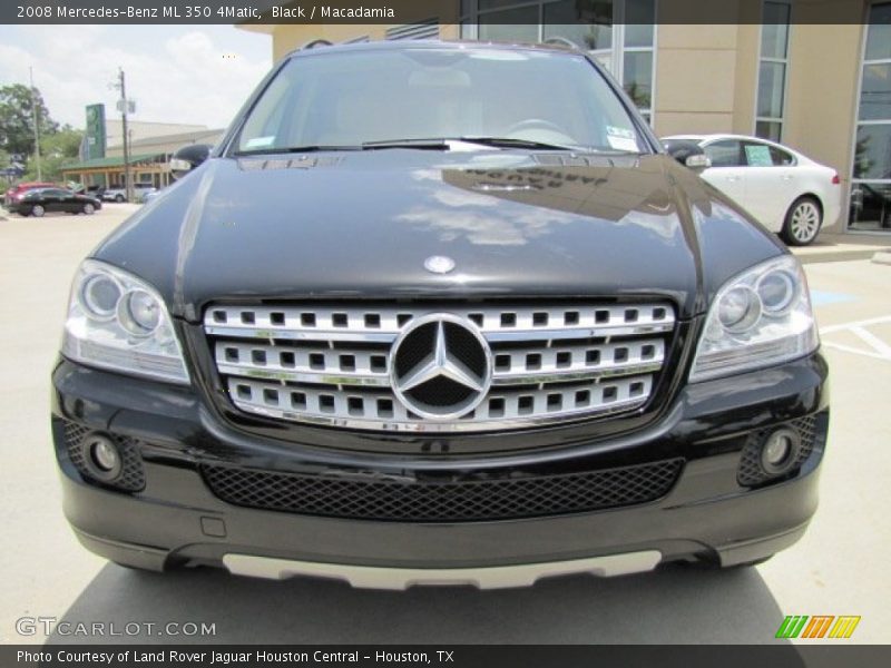 Black / Macadamia 2008 Mercedes-Benz ML 350 4Matic