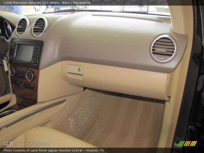 Black / Macadamia 2008 Mercedes-Benz ML 350 4Matic