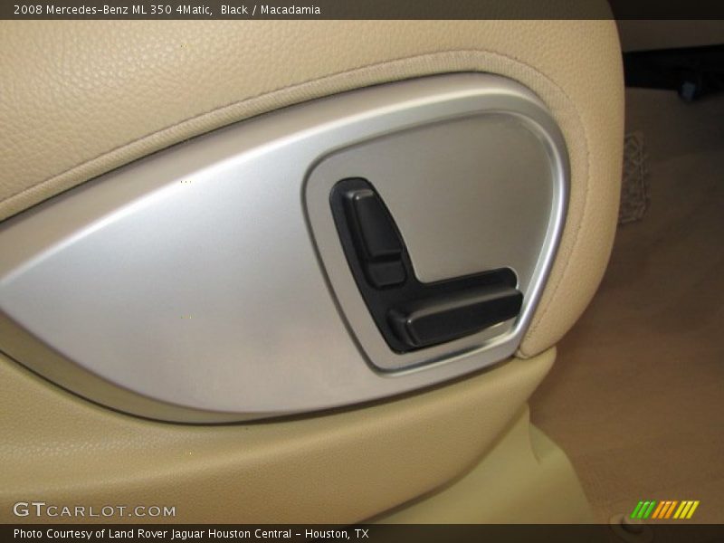 Black / Macadamia 2008 Mercedes-Benz ML 350 4Matic