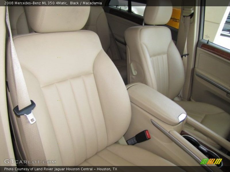 Black / Macadamia 2008 Mercedes-Benz ML 350 4Matic
