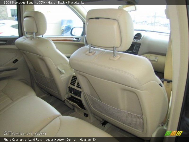 Black / Macadamia 2008 Mercedes-Benz ML 350 4Matic