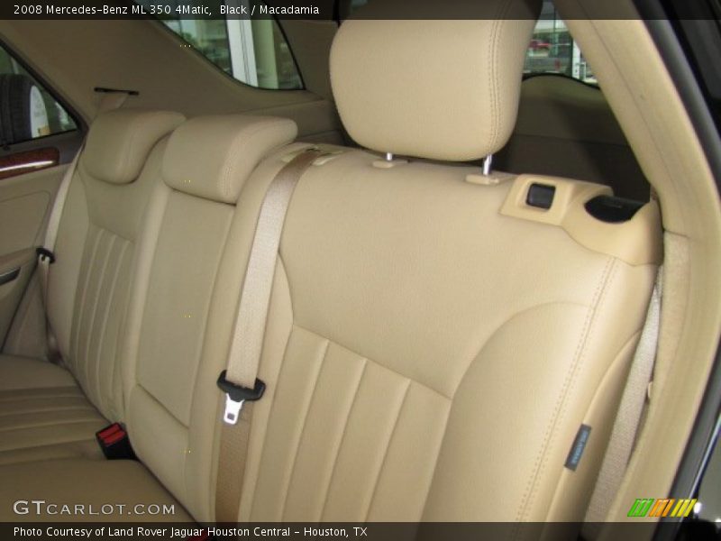 Black / Macadamia 2008 Mercedes-Benz ML 350 4Matic