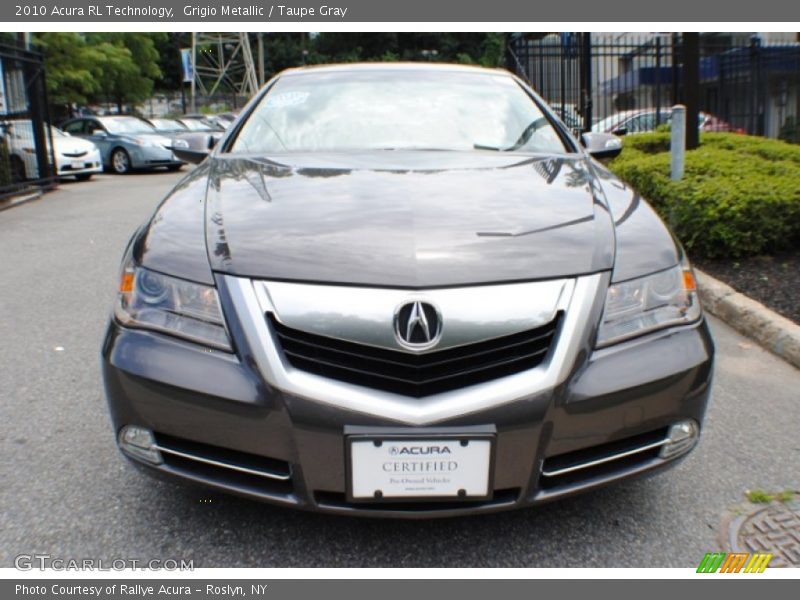 Grigio Metallic / Taupe Gray 2010 Acura RL Technology