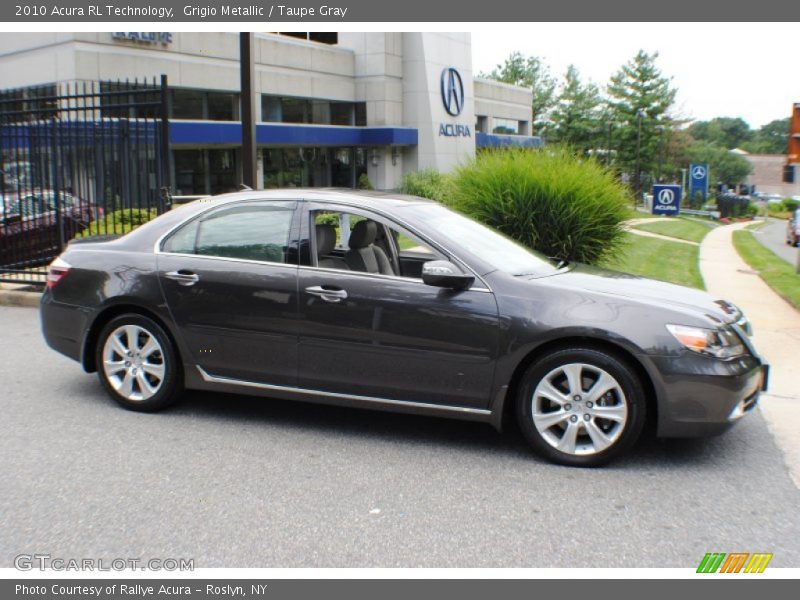 Grigio Metallic / Taupe Gray 2010 Acura RL Technology