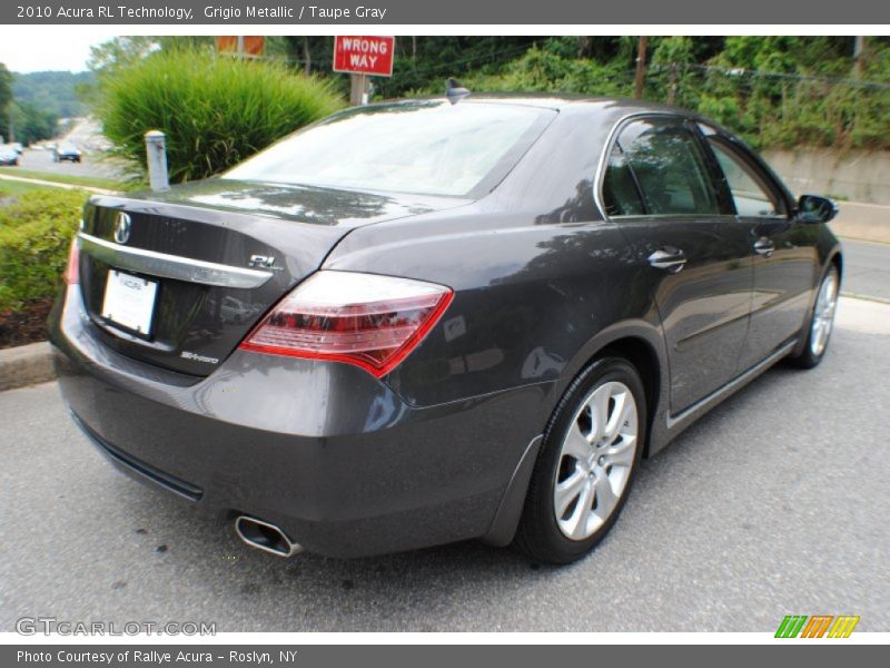 Grigio Metallic / Taupe Gray 2010 Acura RL Technology