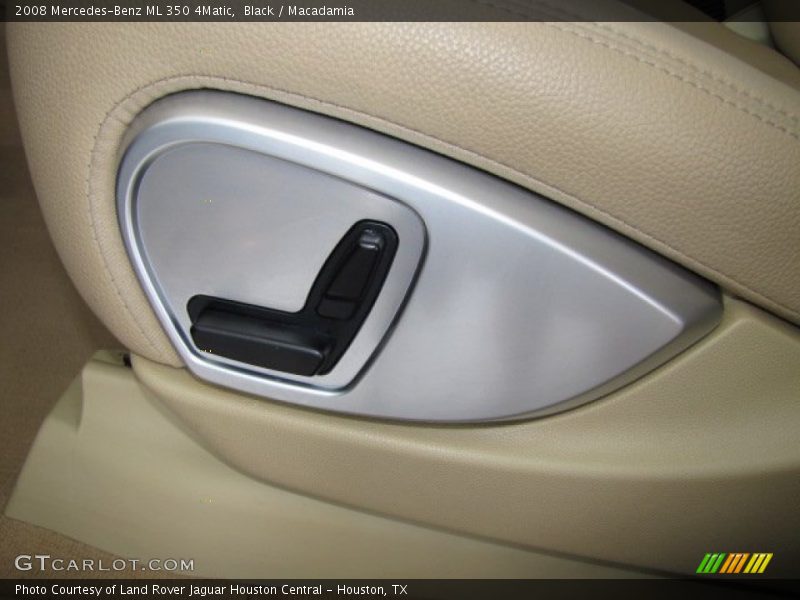Black / Macadamia 2008 Mercedes-Benz ML 350 4Matic