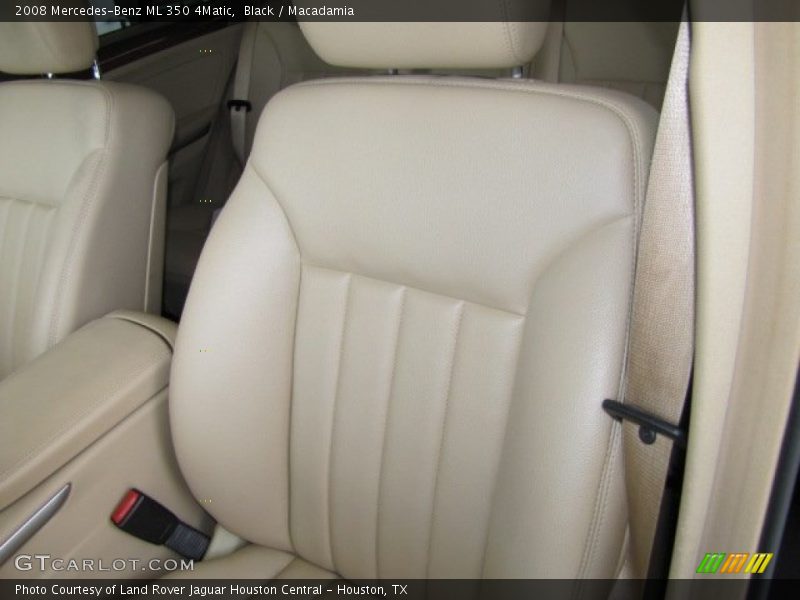Black / Macadamia 2008 Mercedes-Benz ML 350 4Matic