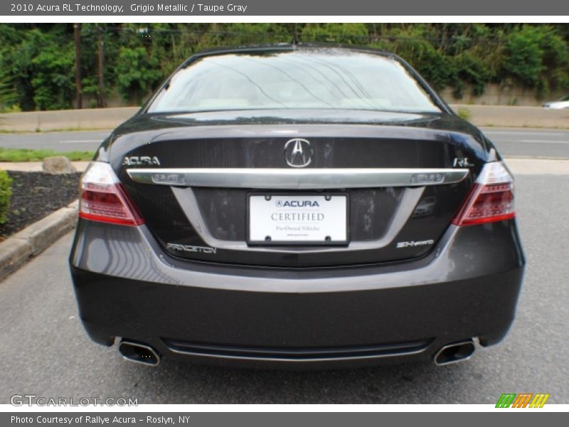 Grigio Metallic / Taupe Gray 2010 Acura RL Technology