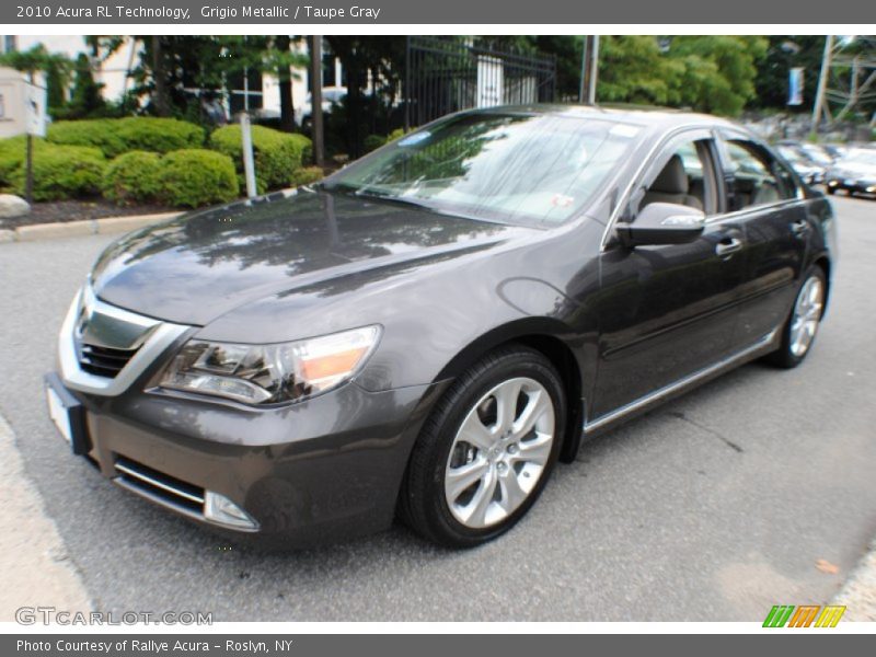 Grigio Metallic / Taupe Gray 2010 Acura RL Technology