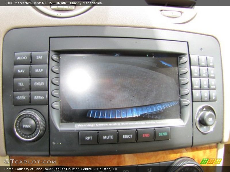 Controls of 2008 ML 350 4Matic