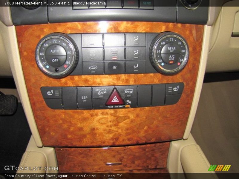 Controls of 2008 ML 350 4Matic