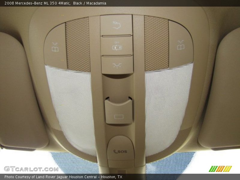 Black / Macadamia 2008 Mercedes-Benz ML 350 4Matic