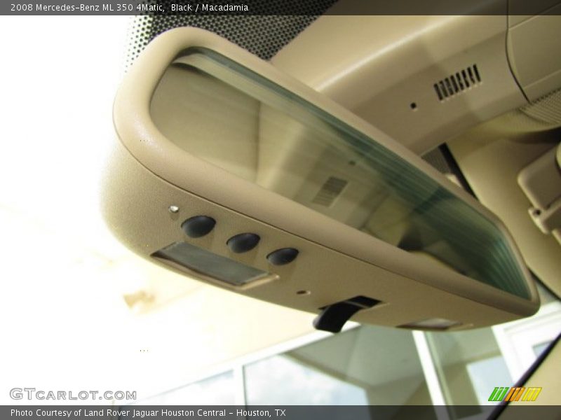 Black / Macadamia 2008 Mercedes-Benz ML 350 4Matic