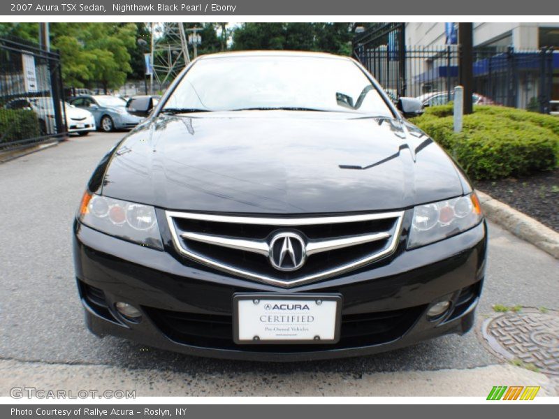 Nighthawk Black Pearl / Ebony 2007 Acura TSX Sedan