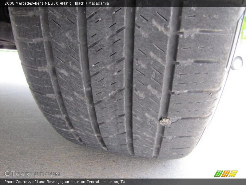 Black / Macadamia 2008 Mercedes-Benz ML 350 4Matic