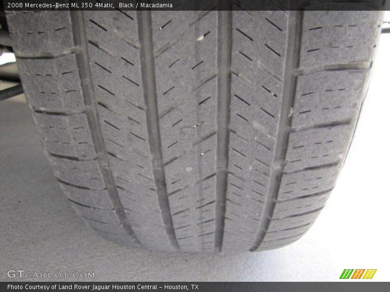 Black / Macadamia 2008 Mercedes-Benz ML 350 4Matic