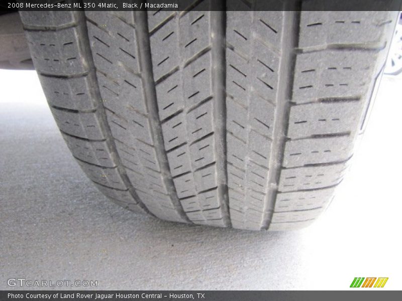 Black / Macadamia 2008 Mercedes-Benz ML 350 4Matic