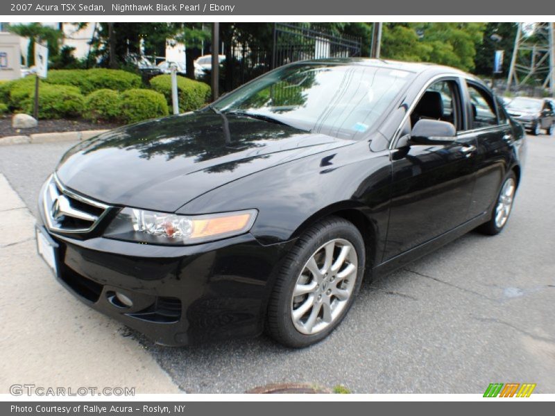 Nighthawk Black Pearl / Ebony 2007 Acura TSX Sedan