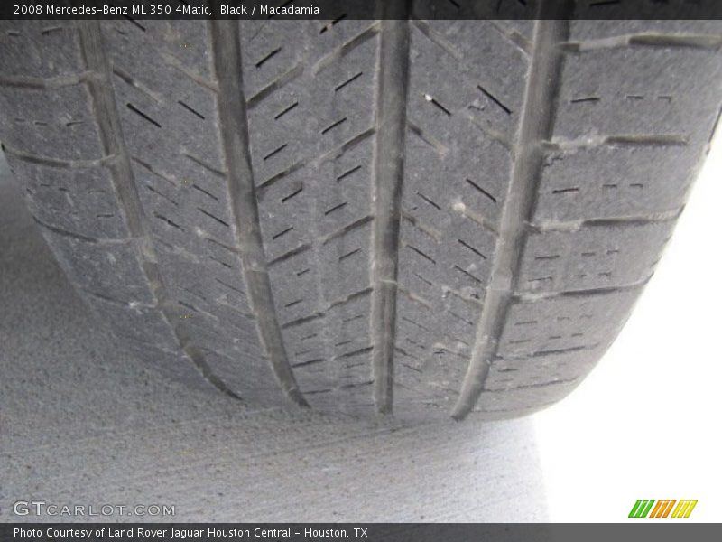 Black / Macadamia 2008 Mercedes-Benz ML 350 4Matic