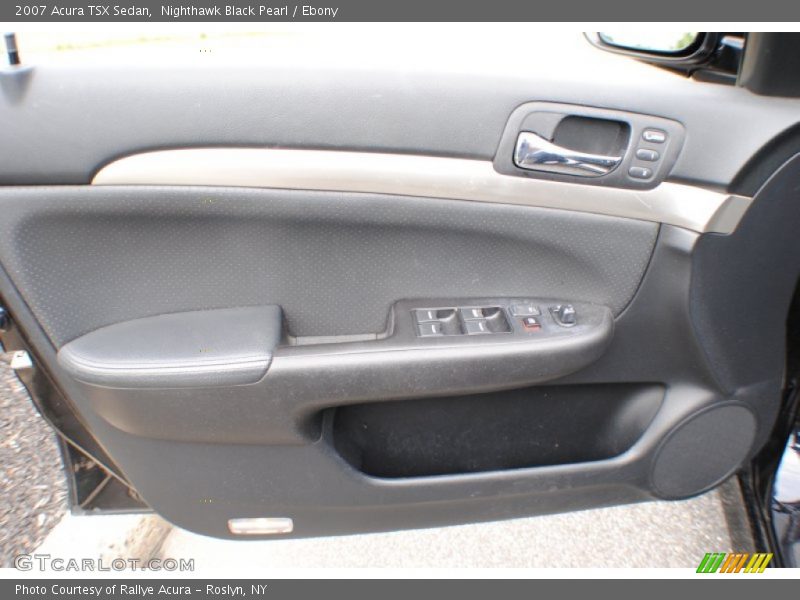 Nighthawk Black Pearl / Ebony 2007 Acura TSX Sedan
