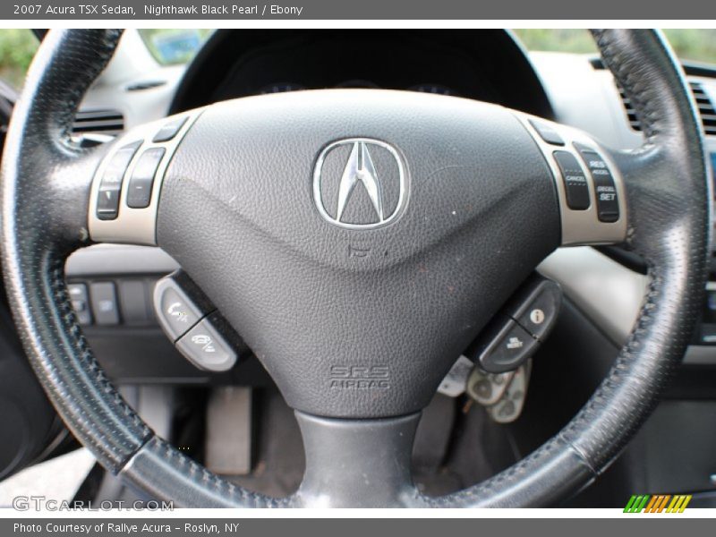Nighthawk Black Pearl / Ebony 2007 Acura TSX Sedan