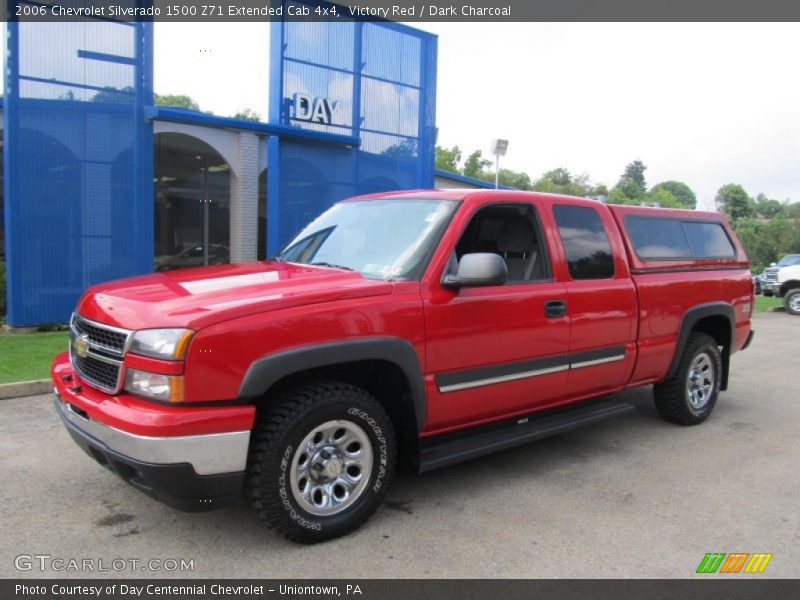 Victory Red / Dark Charcoal 2006 Chevrolet Silverado 1500 Z71 Extended Cab 4x4
