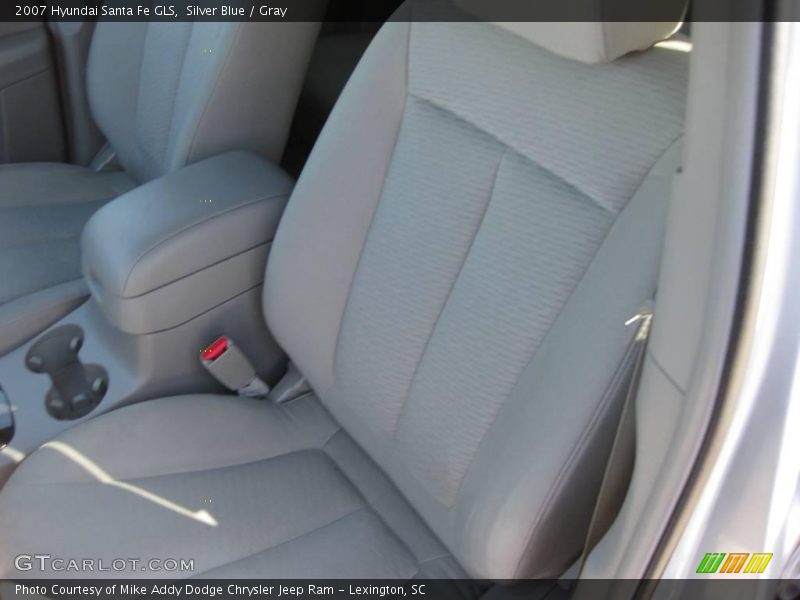Silver Blue / Gray 2007 Hyundai Santa Fe GLS