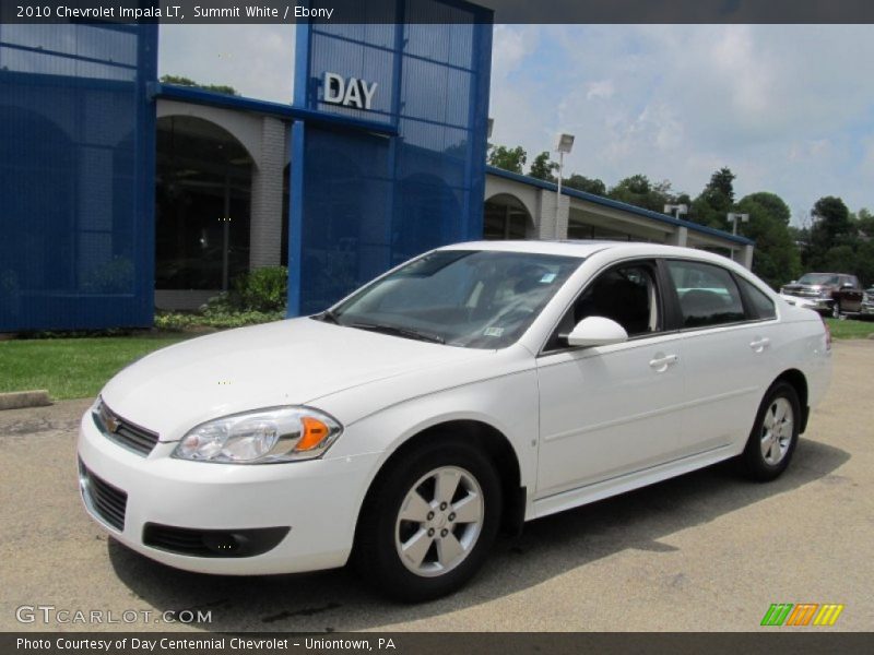 Summit White / Ebony 2010 Chevrolet Impala LT