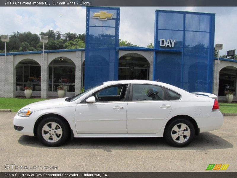 Summit White / Ebony 2010 Chevrolet Impala LT