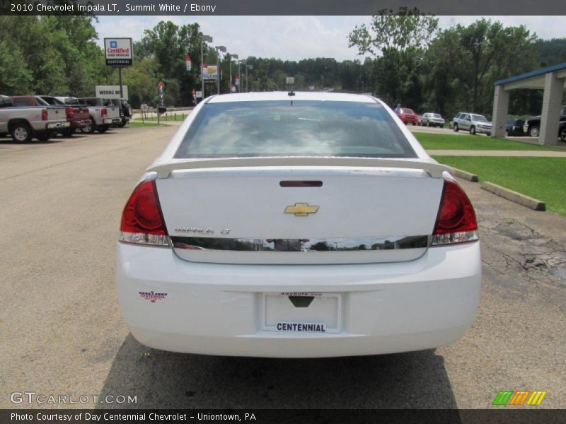 Summit White / Ebony 2010 Chevrolet Impala LT