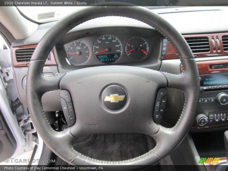 Summit White / Ebony 2010 Chevrolet Impala LT