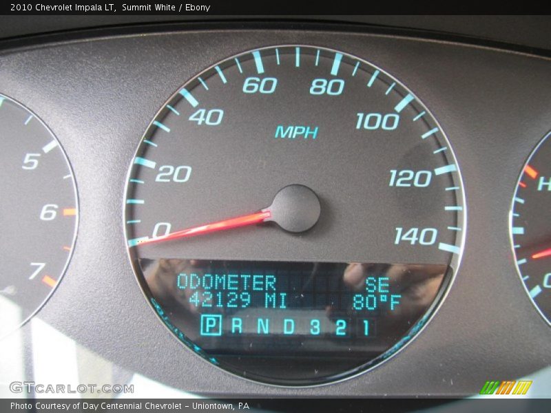 Summit White / Ebony 2010 Chevrolet Impala LT