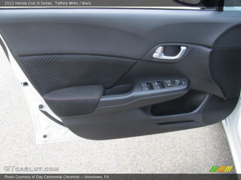 Taffeta White / Black 2012 Honda Civic Si Sedan