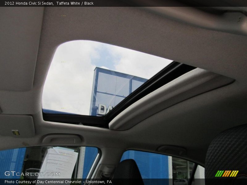 Taffeta White / Black 2012 Honda Civic Si Sedan