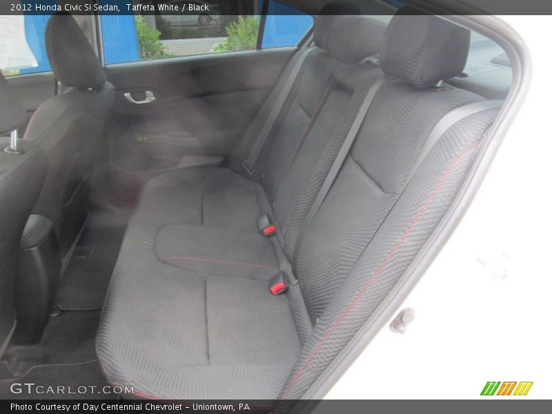 Taffeta White / Black 2012 Honda Civic Si Sedan