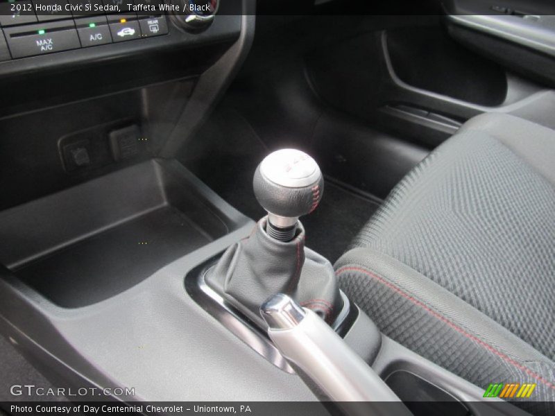 Taffeta White / Black 2012 Honda Civic Si Sedan