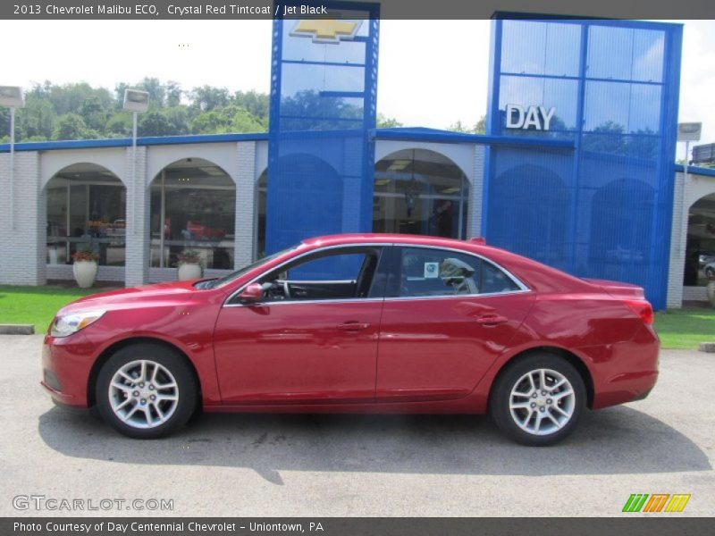 Crystal Red Tintcoat / Jet Black 2013 Chevrolet Malibu ECO