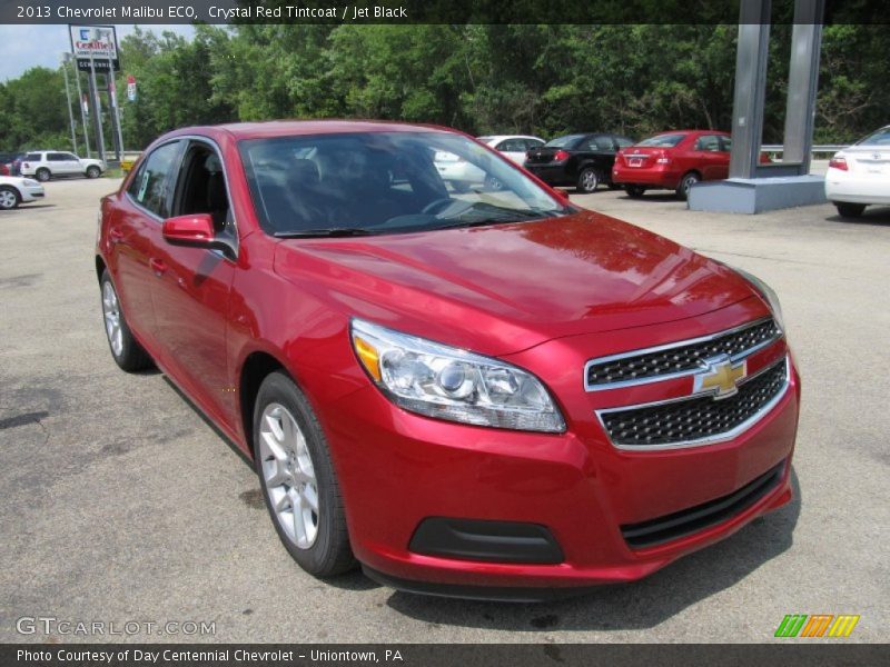 Crystal Red Tintcoat / Jet Black 2013 Chevrolet Malibu ECO