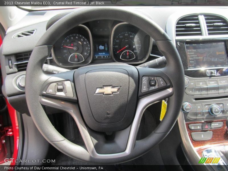 Crystal Red Tintcoat / Jet Black 2013 Chevrolet Malibu ECO