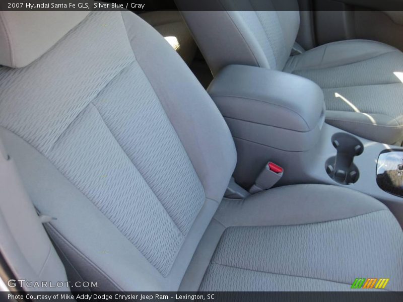 Silver Blue / Gray 2007 Hyundai Santa Fe GLS