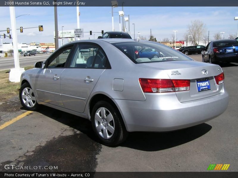 Bright Silver / Gray 2008 Hyundai Sonata GLS