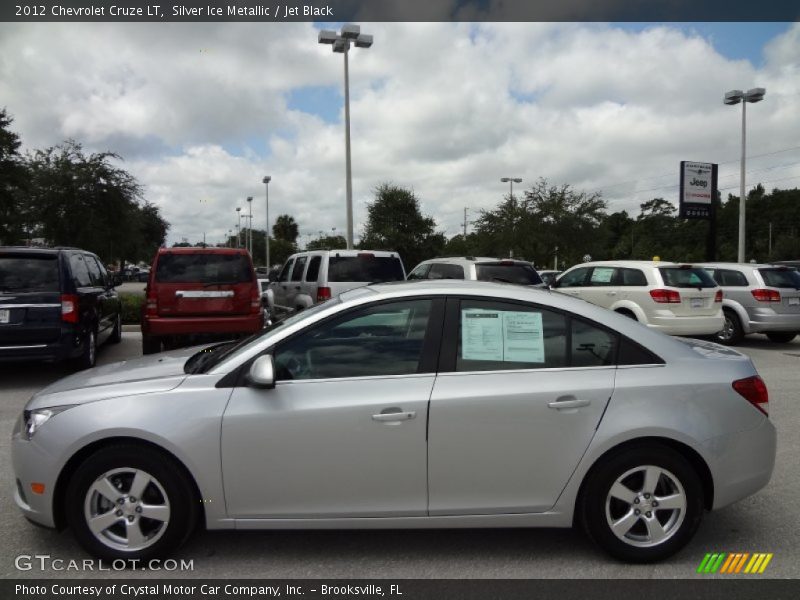 Silver Ice Metallic / Jet Black 2012 Chevrolet Cruze LT