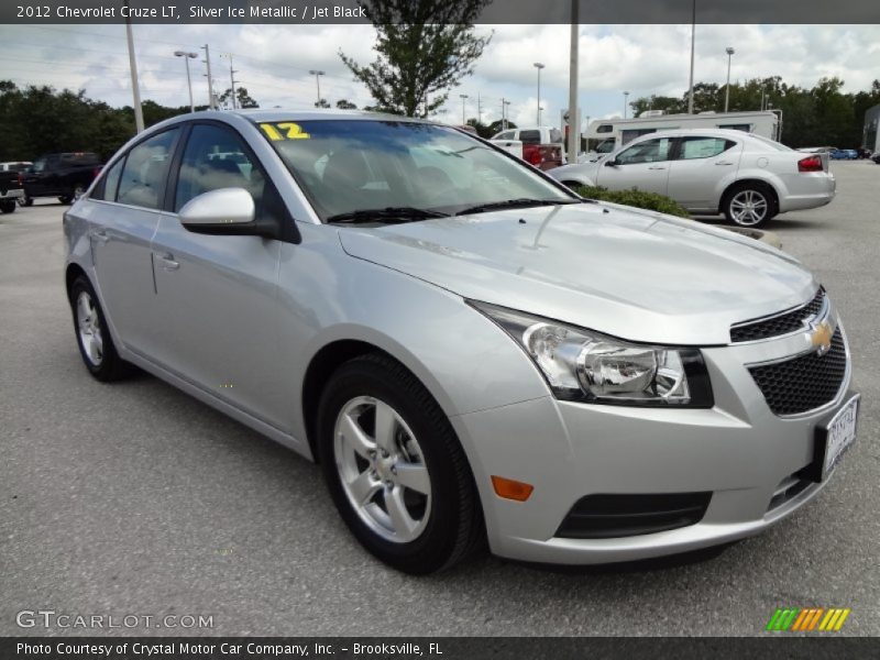 Silver Ice Metallic / Jet Black 2012 Chevrolet Cruze LT