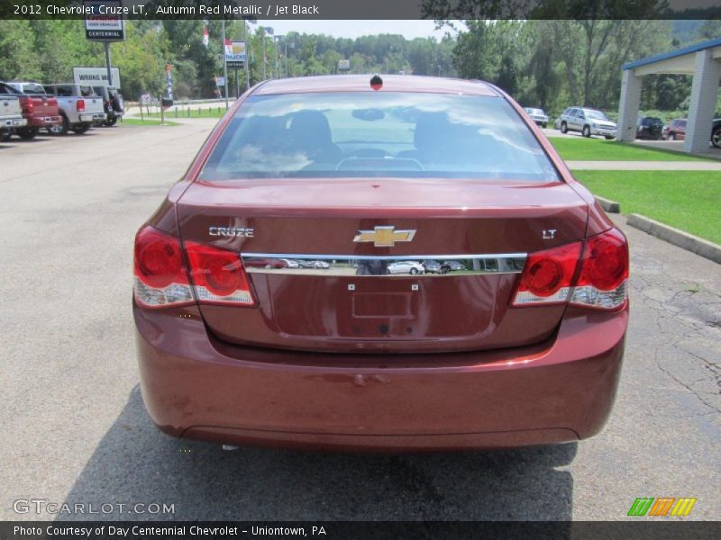 Autumn Red Metallic / Jet Black 2012 Chevrolet Cruze LT