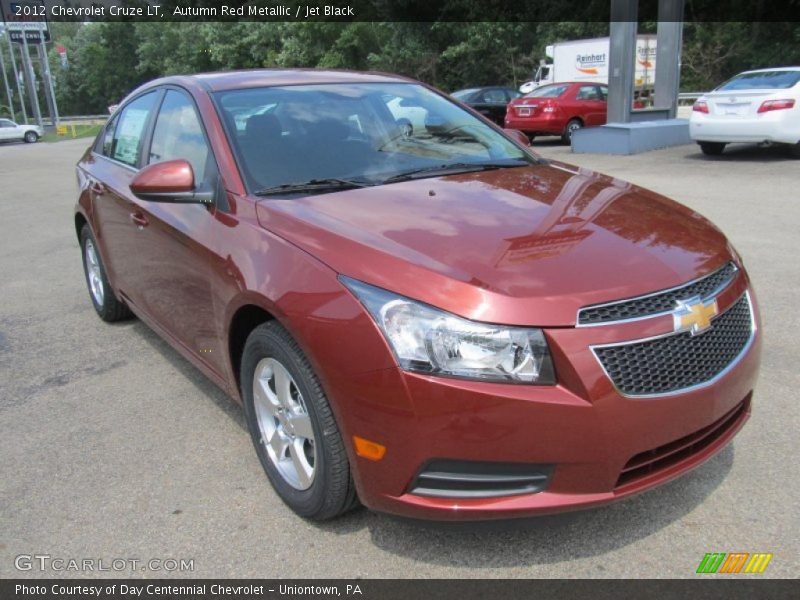 Autumn Red Metallic / Jet Black 2012 Chevrolet Cruze LT