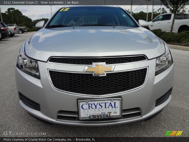 Silver Ice Metallic / Jet Black 2012 Chevrolet Cruze LT