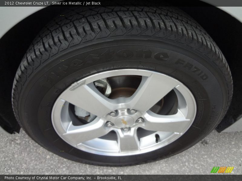 Silver Ice Metallic / Jet Black 2012 Chevrolet Cruze LT